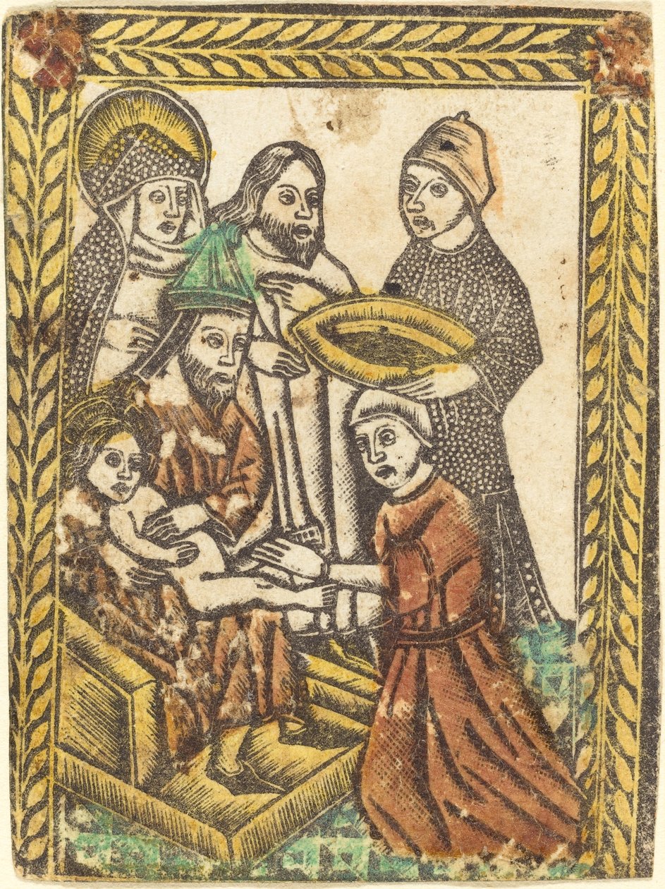 Die Beschneidung von Workshop of Master of the Borders with