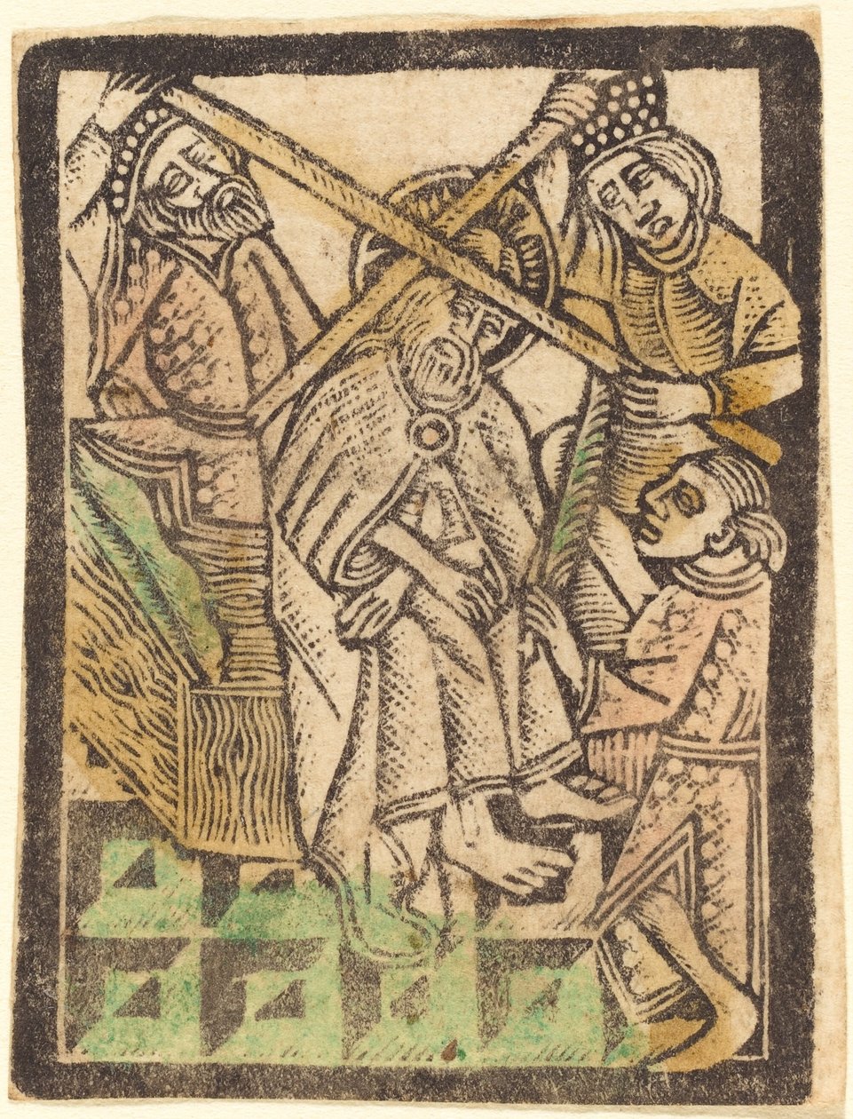 Christus mit Dornen gekrönt, 1470-1480 von Workshop of the Master of the