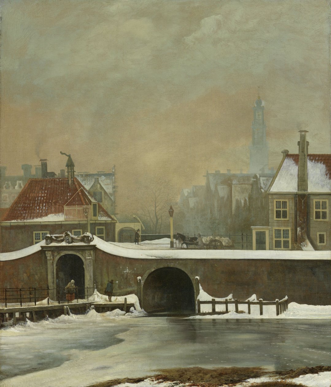 Das Raampoortje in Amsterdam, 1809 von Wouter Johannes van Troostwijk