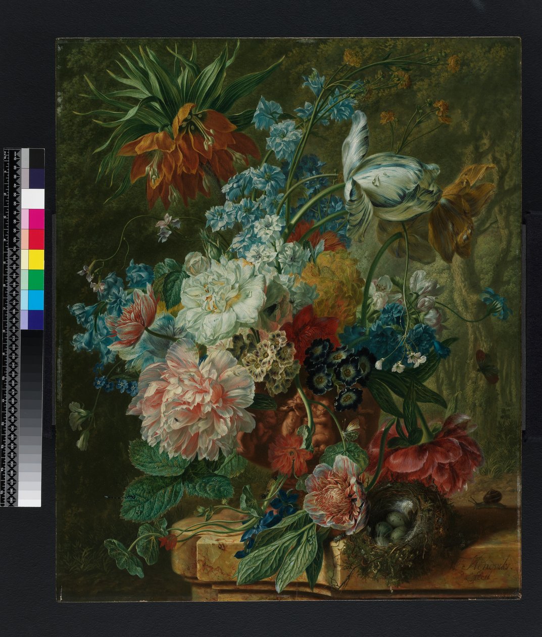 Blumenvase, vor 1831 von Wybrand Hendriks