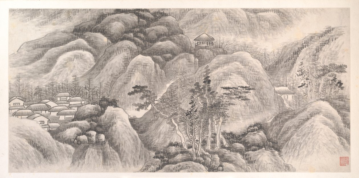 Landschaften der zwölf Monate, ca. 1685 von Xian Gong