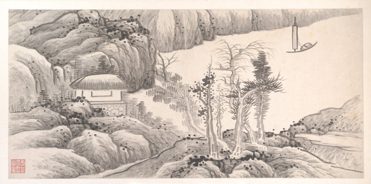 Landschaften der zwölf Monate, ca. 1685 von Xian Gong