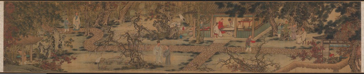 Die neun Ältesten des Duftberges, 1426-1452 von Xie Huan