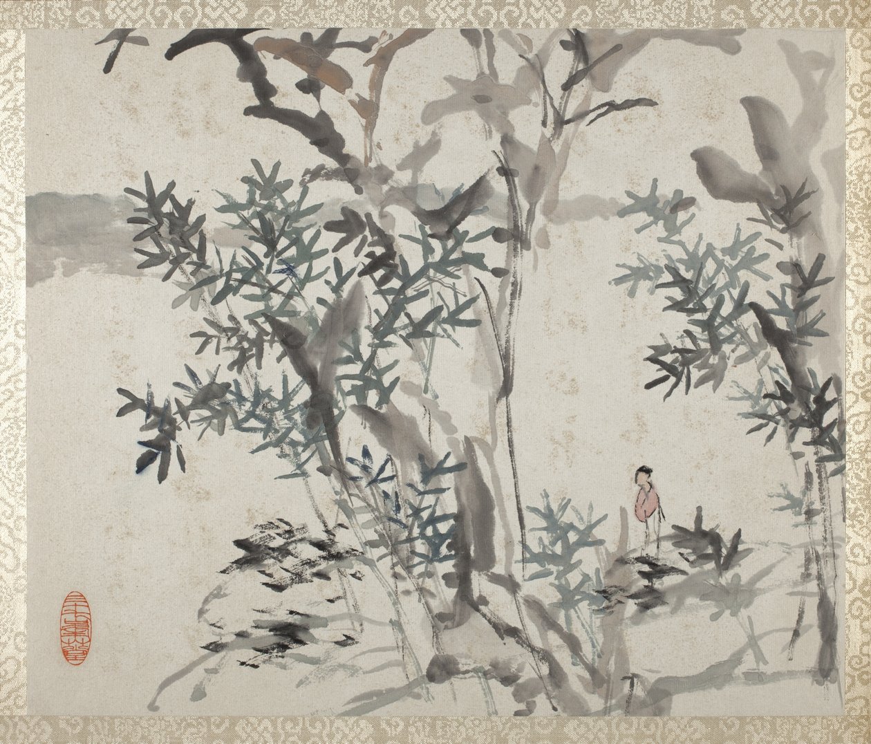 Album mit Landschaften und Kalligraphie für Liu Songfu von Xugu