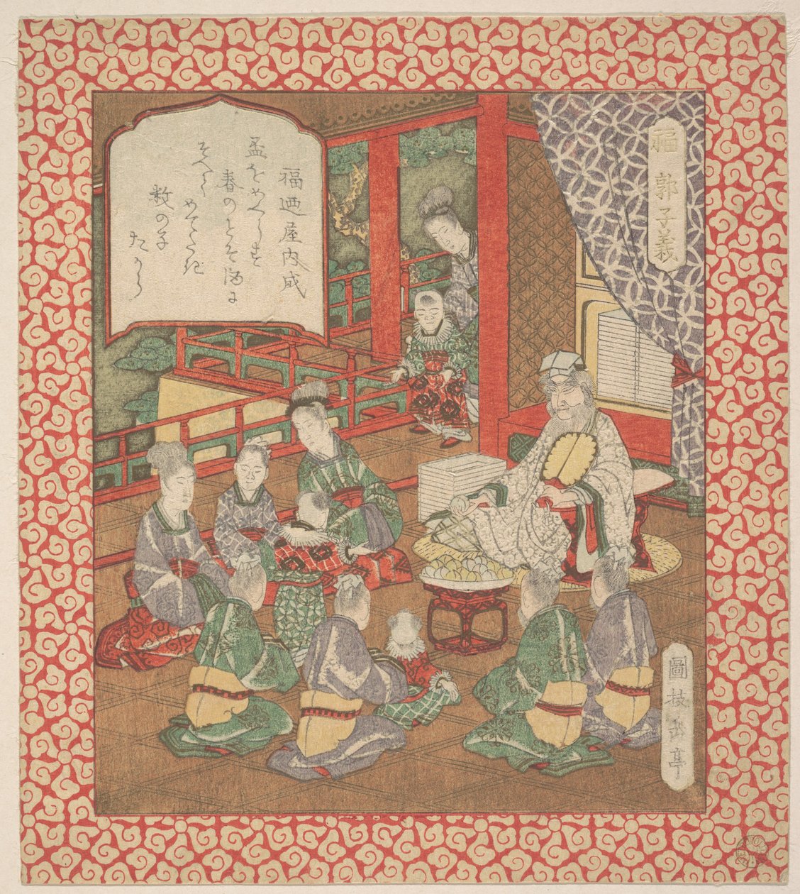 Druck von Yashima Gakutei