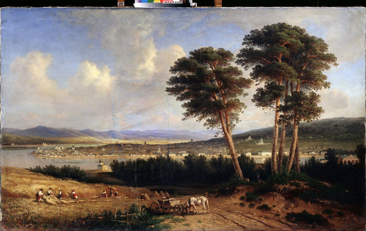 Ansicht von Irkutsk (Sibirien, Russland) von Yegor Yegorovich Meier