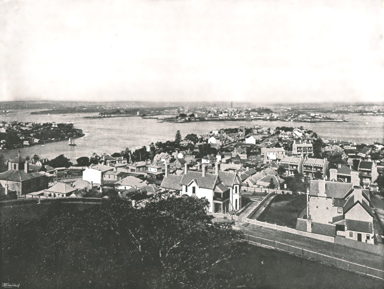 Blick von der Nordküste, Sydney, Australien, 1895 von York and Son