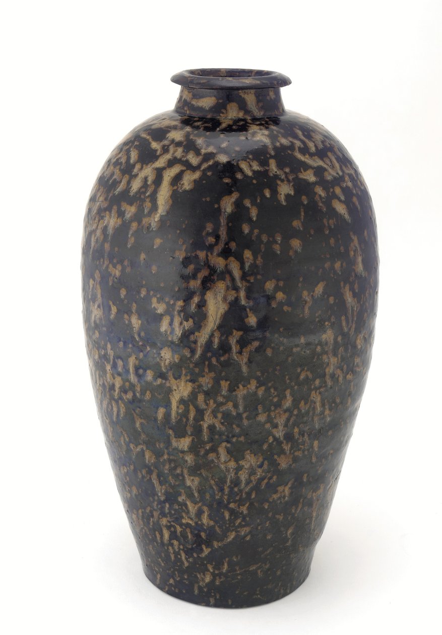 Flasche mit Schildpattglasur, Jiangxi-Provinz, 13.-14. Jahrhundert von Yuan Dynasty Chinese School
