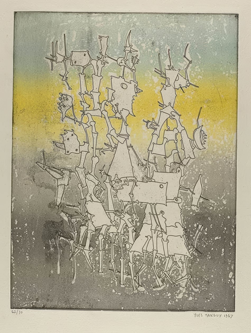 Rhabdomantie von Yves Tanguy