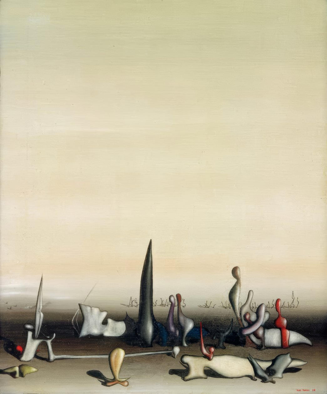 Vererbung erworbener Eigenschaften von Yves Tanguy