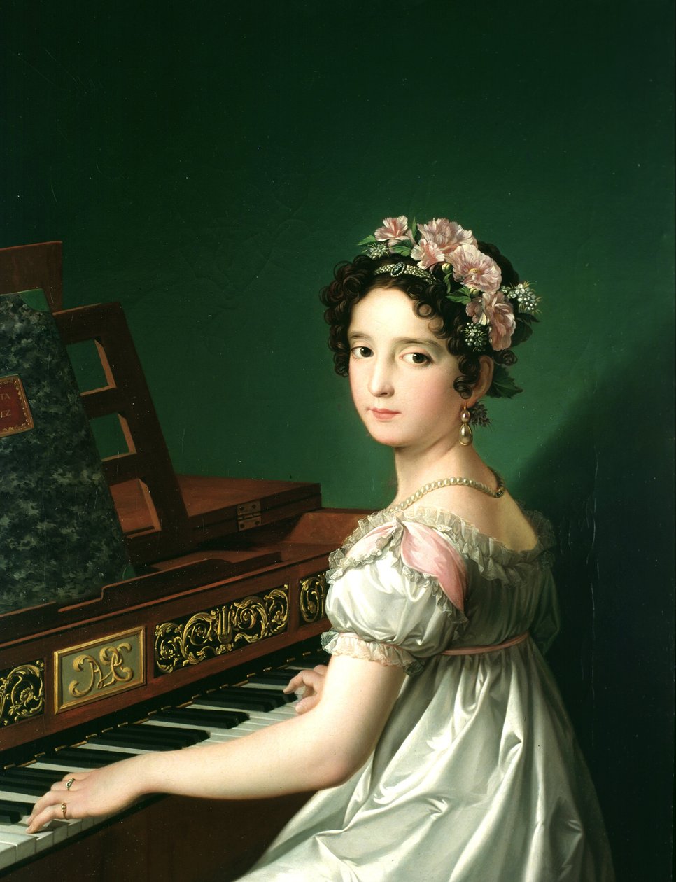 Manuela González Velázquez spielt Klavier von Zacarias Gonzalez Velazquez