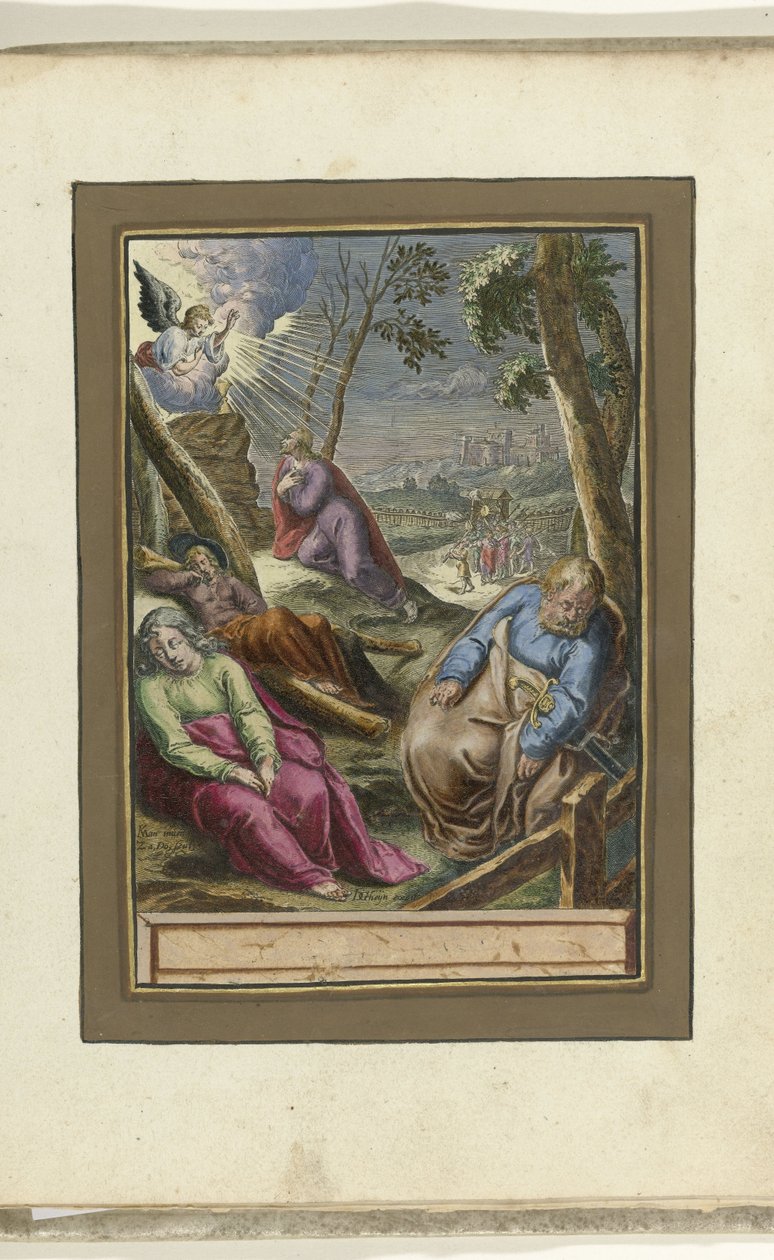 Christus im Garten Gethsemane. Passion Christi von Zacharias Dolendo