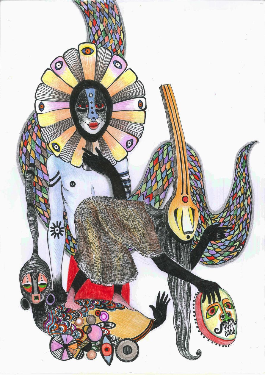 Tanz der Masken, 2012 von Zanara Sabina Nedelcheva Williams
