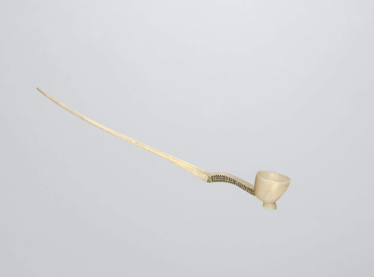 Schnupflöffel, späte 1800er Jahre (Knochen) von Zulu