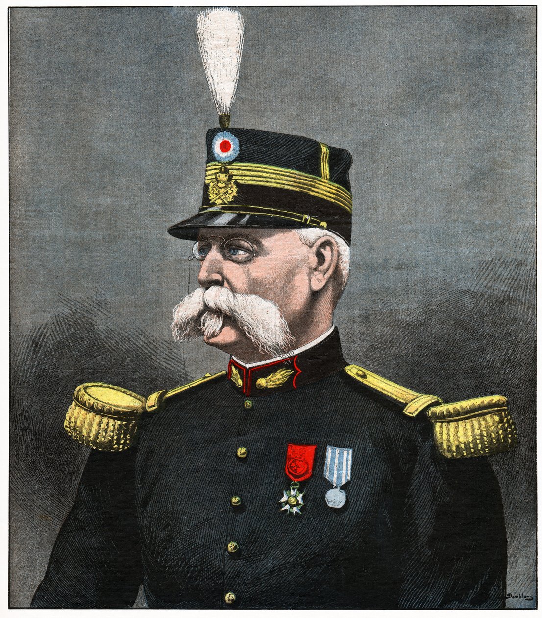 Oberst Jouaust von . .