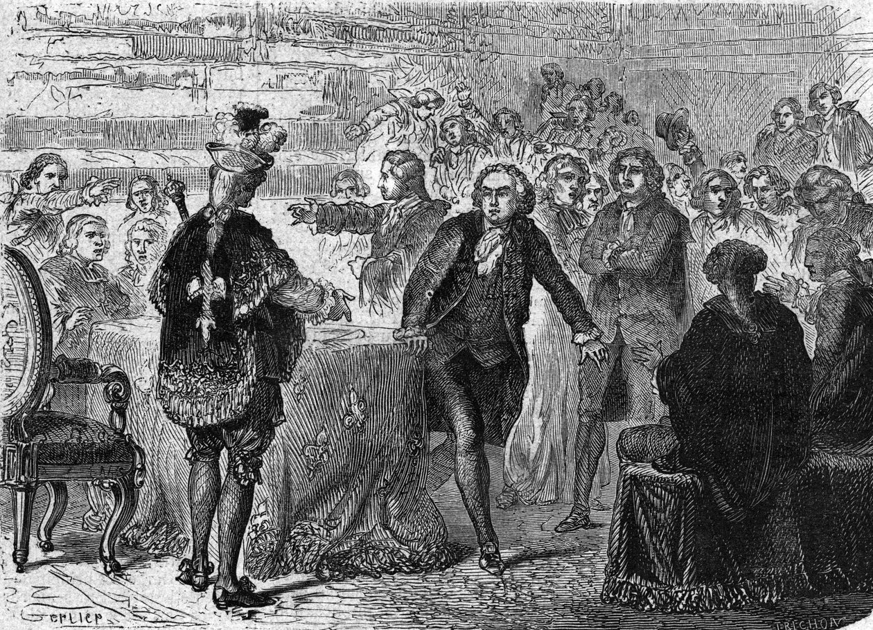 Französische Revolution: Mirabeau vor Dreux-Brèze, 23. Juni von . .