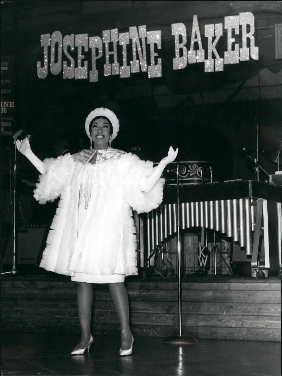 Josephine Baker in Zürich, Schweiz, 3. März 1967 (Foto) von . .