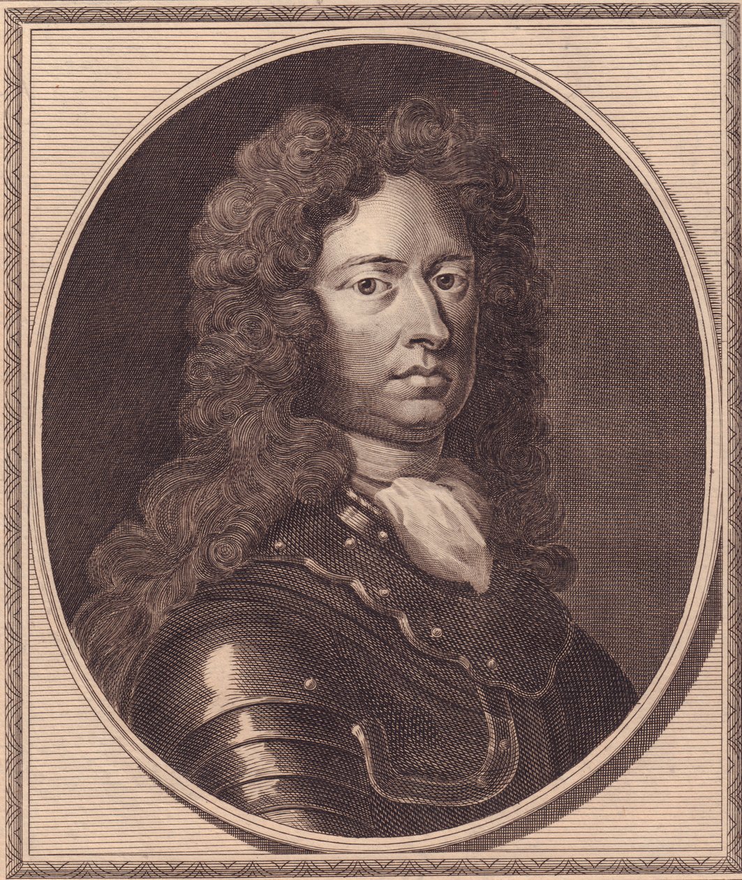 Porträt des englischen Soldaten Thomas Tollemache (ca. 1651-1694), Kupferstich von John Goldar (1729-1795) nach einem Gemälde von G. Kneller von William Walcutt