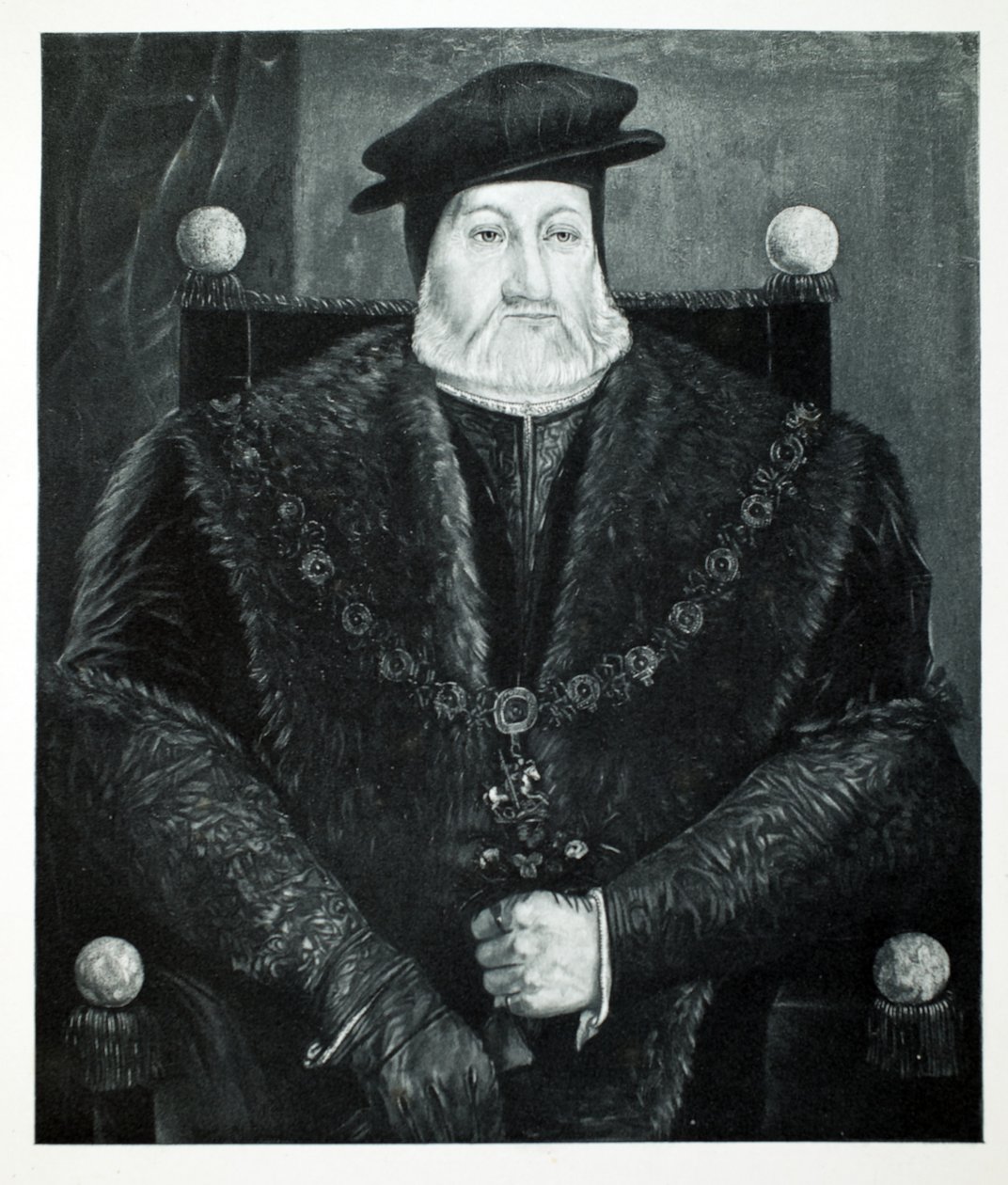 Charles Brandon, Herzog von Suffolk, ca. 1544, veröffentlicht 1902 (Kollotypie) von after English School