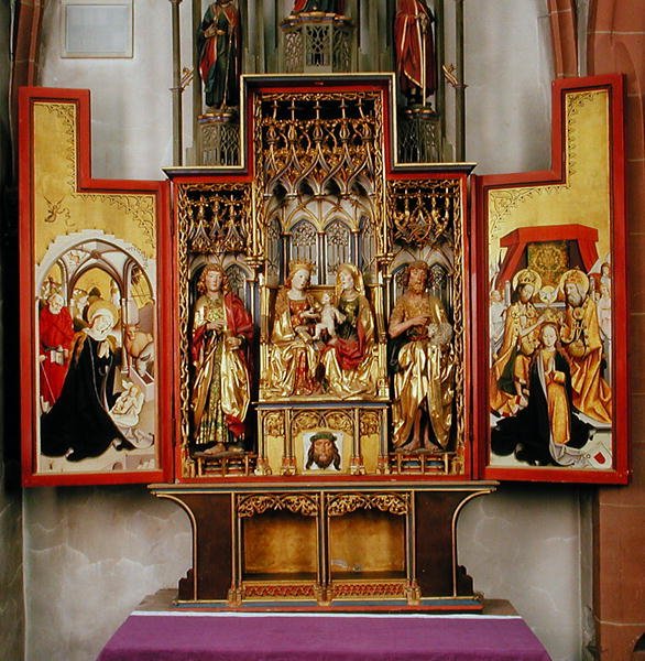 Die Orgel, fertiggestellt 1868 von after German School