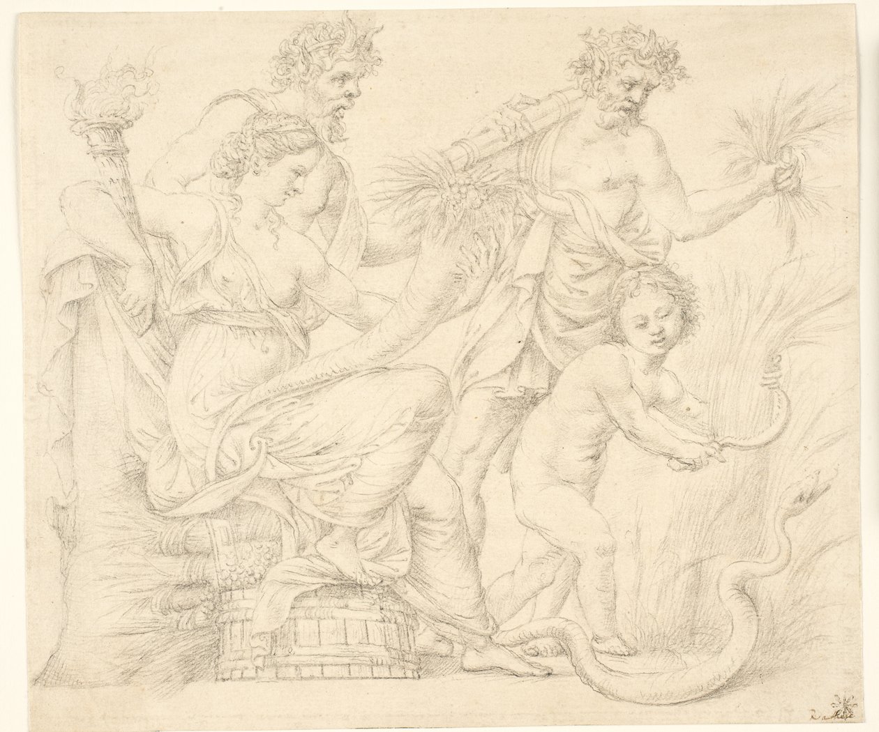 Persephone und Dionysos von after Giulio Romano