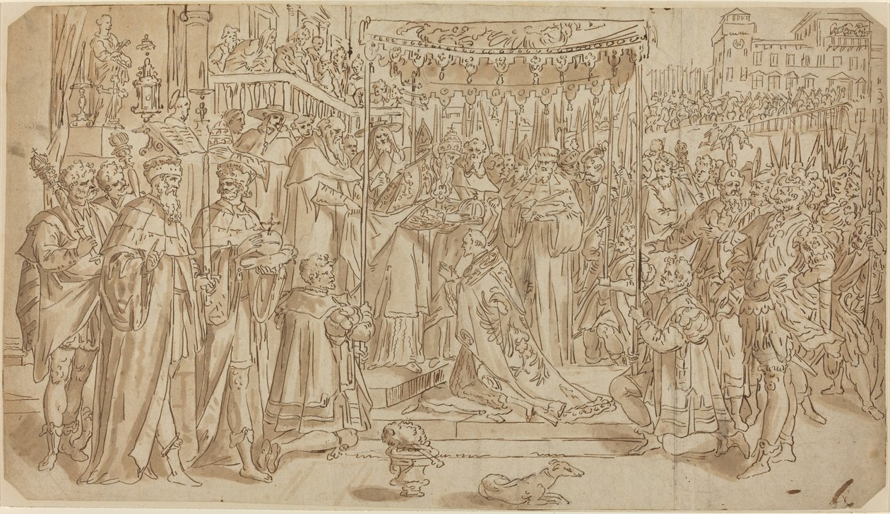 Krönung des Kaisers von after Maarten de Vos