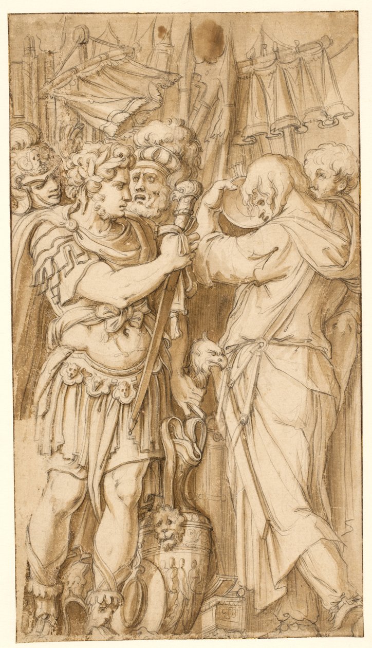 Szene aus der römischen Geschichte von after Polidoro da Caravaggio