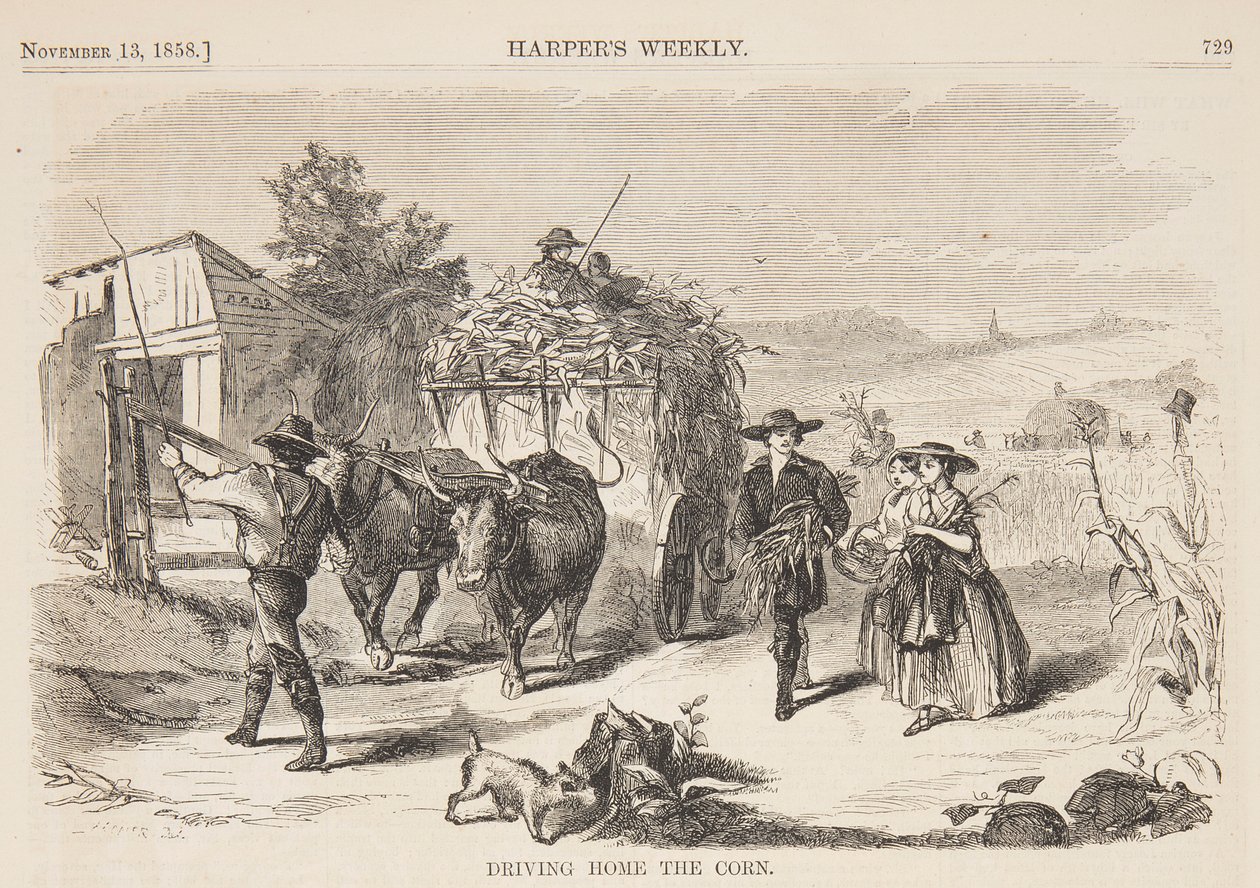 Heimkehr mit dem Korn von Winslow Homer