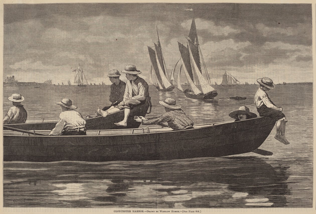 Gloucester Hafen von after Winslow Homer