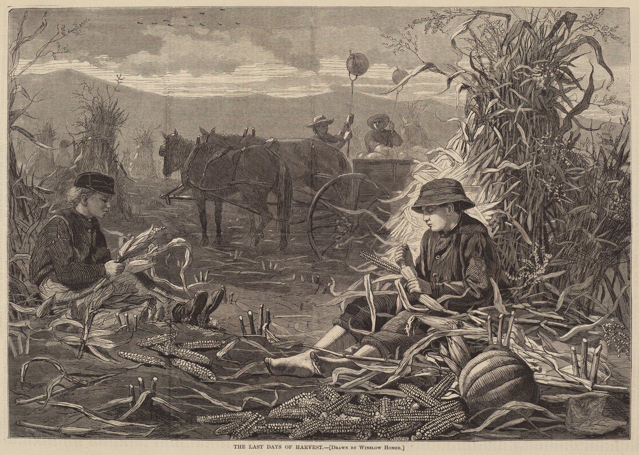 Die letzten Tage der Ernte von after Winslow Homer