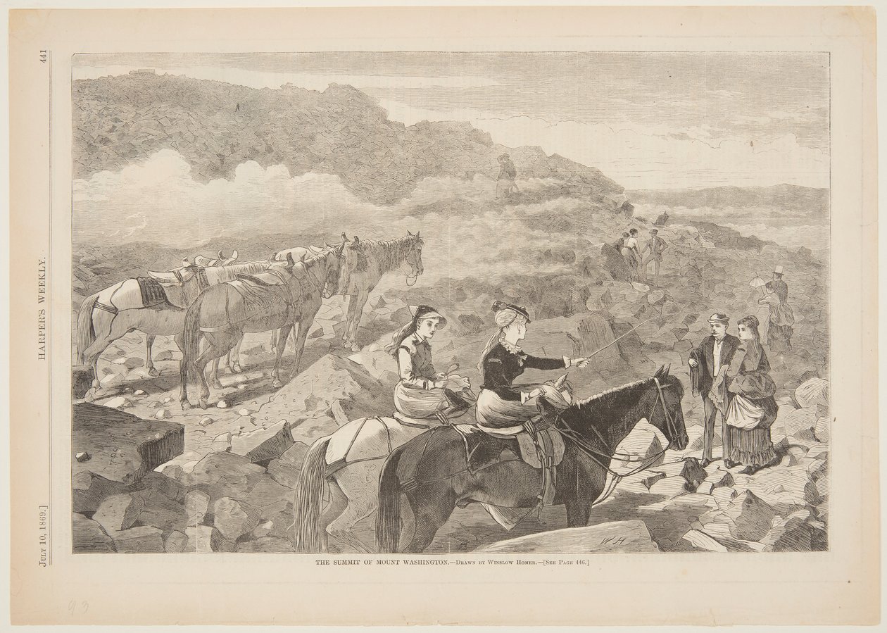 Der Gipfel des Mount Washington von Winslow Homer