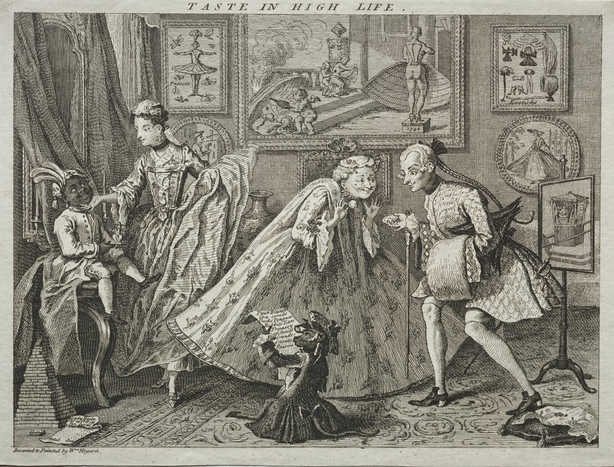 Geschmack im hohen Leben von after a design by William Hogarth