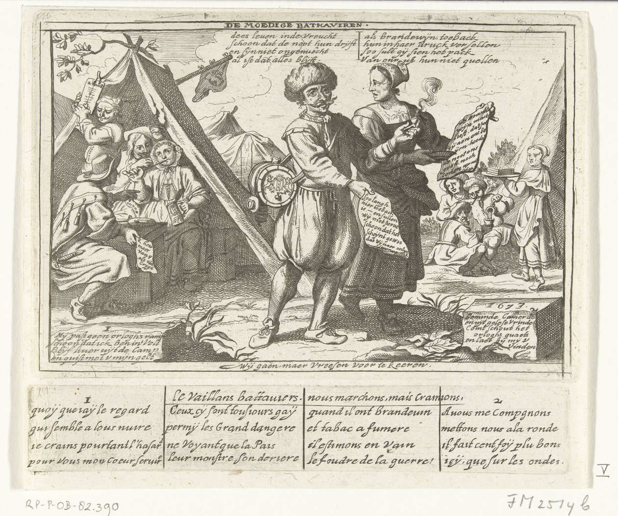 Die mutigen Bataver, 1673 von anonymous (possibly)