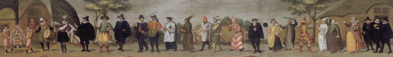 Allegorischer Umzug der Dordrechtse Rederijkers Kamer de Fonteynisten von anonymous 