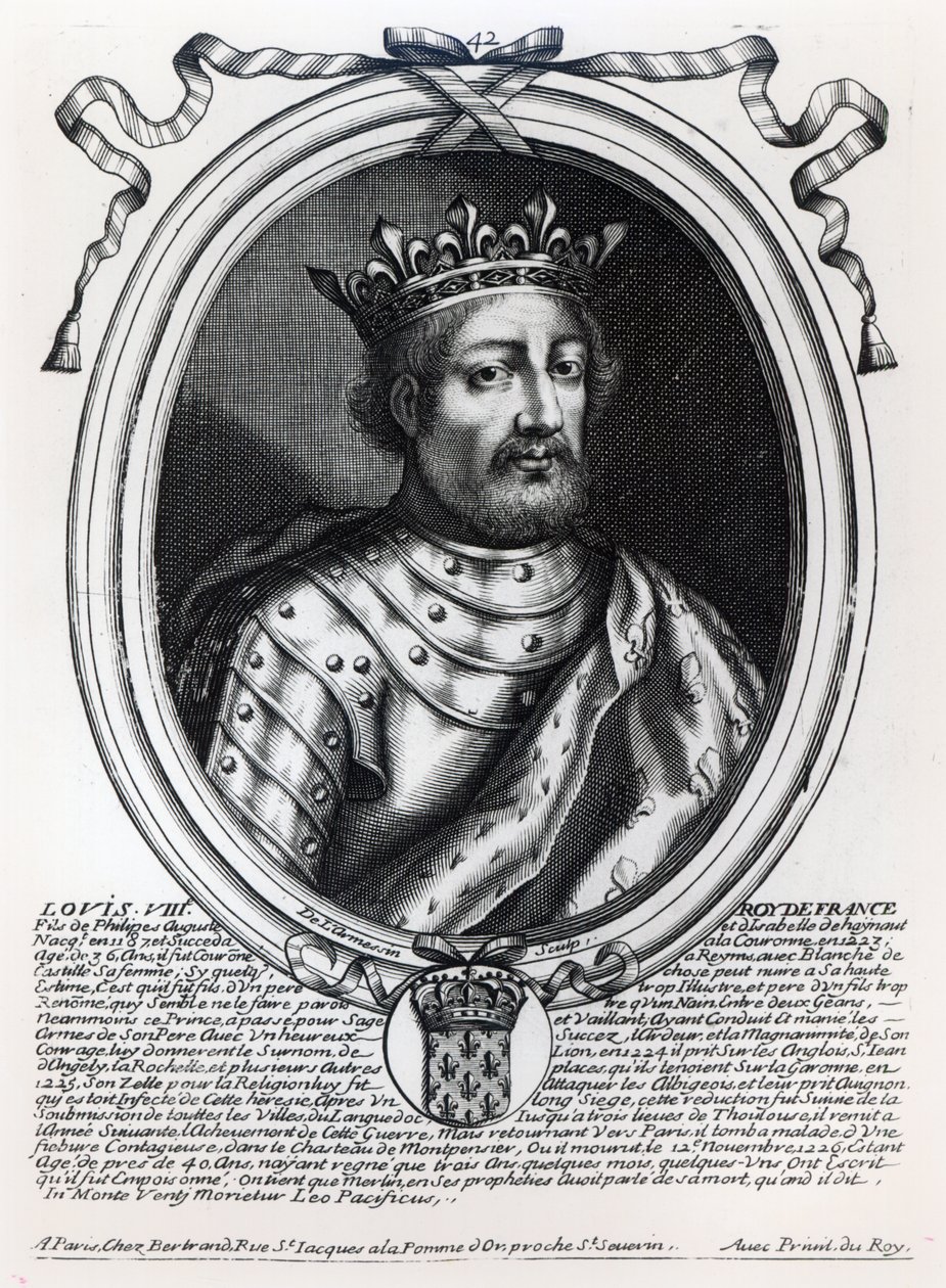 Ludwig VIII. (1187-1226) König von Frankreich, aus 