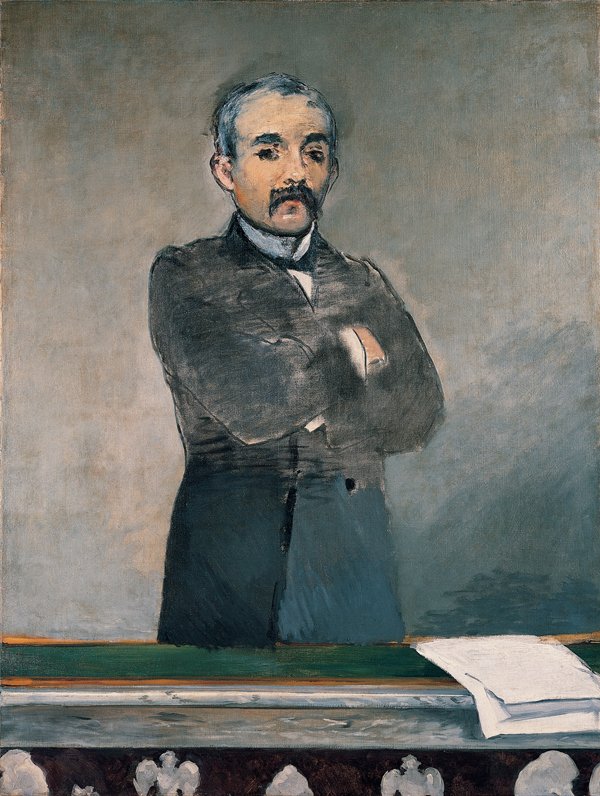 Porträt von Georges Clemenceau von Édouard Manet