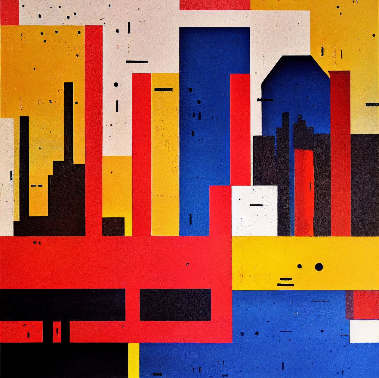 Geometrische Formen, einheimische Farben von F. Abderrahim