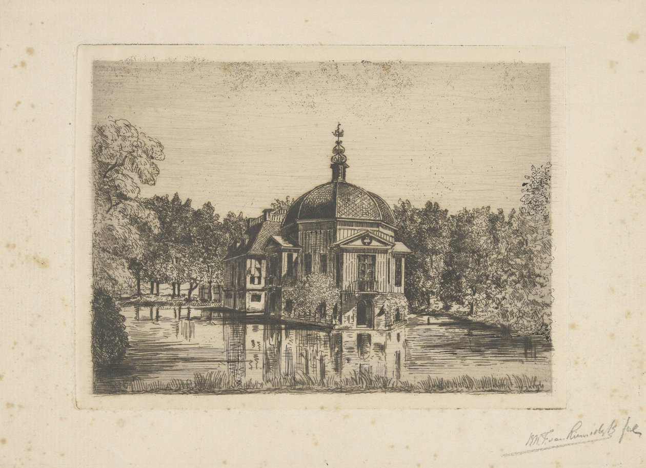 Blick auf Trompenburgh von jonkheer Barthold Willem Floris van Riemsdijk