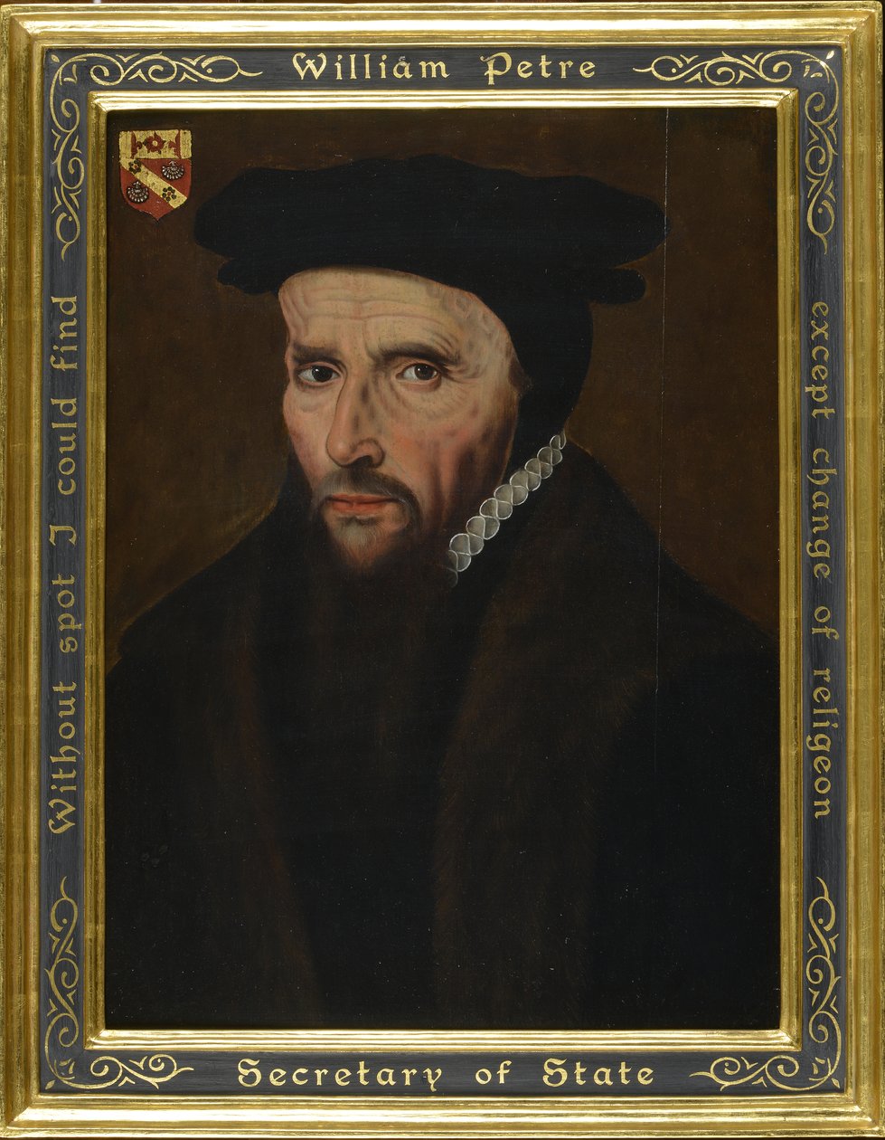 William Petre von or Muelen Meulen