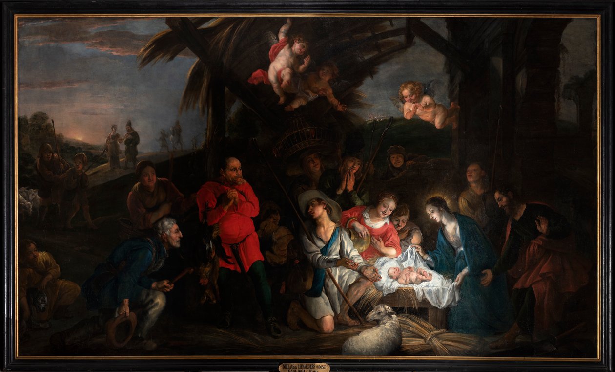 Die Anbetung der Hirten von or Liemaecker Nicolaas de Liemakere