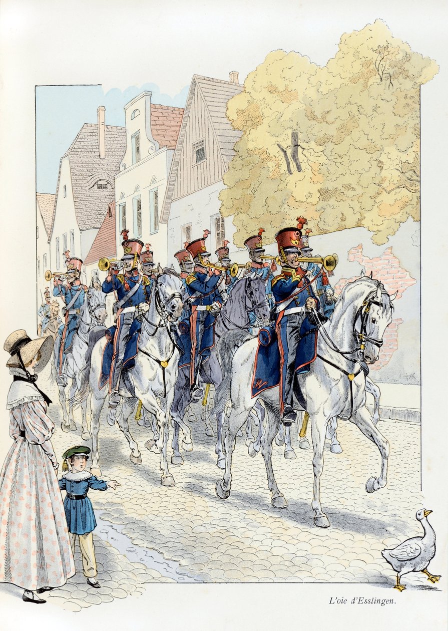 Illustration aus dem Buch „A la gloire des betes“ Text von A Fabre, Zeichnungen von Jacques Marie Gaston Onfray de Breville dit JOB (1858-1931), Verlag Maison Alfred Mame et fils: L
