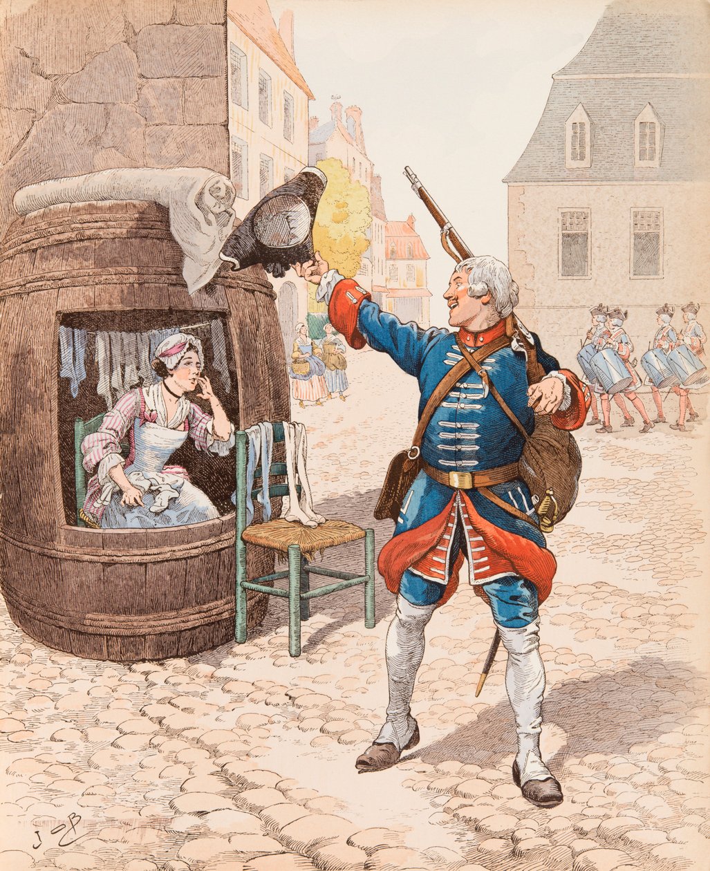 Fanfan la tulipe (Lied von Emile Debraux, 1819) von pseudonym for Onfray de Breville Jacques Job