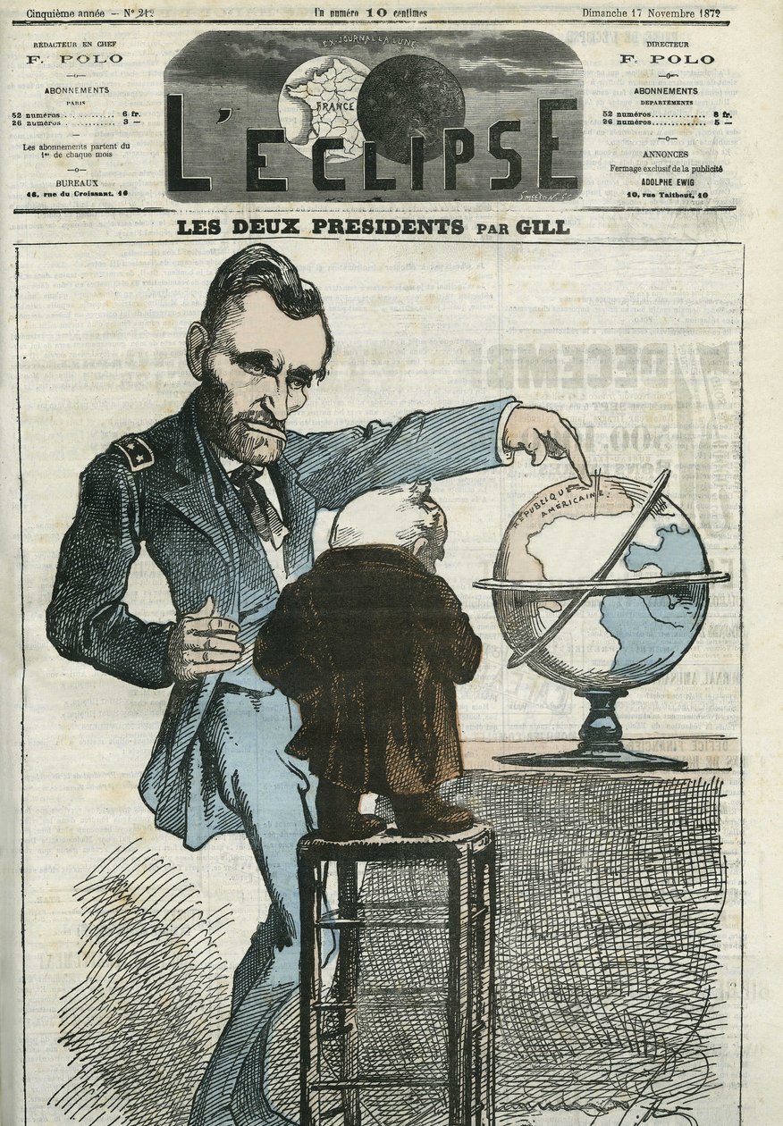 Die beiden Präsidenten, Ulysses Simpson Grant von pseudonym for Onfray de Breville Job