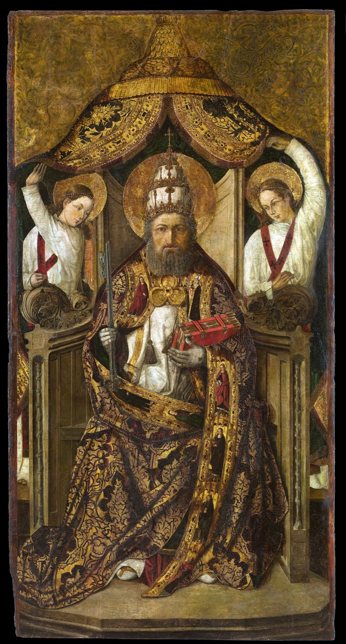 Heiliger Petrus auf dem Thron von the Elder Rodrigo de Osona