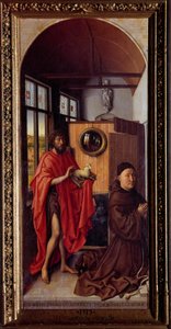 Johannes der Täufer und der Franziskanermönch Henri de Werl