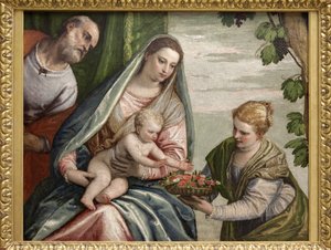 Heilige Familie mit St. Dorothee