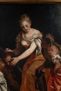 Judith mit dem Kopf des Holofernes (Detail)