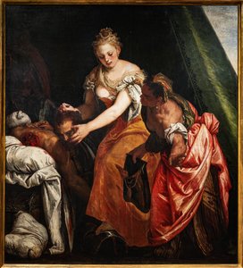 Judith mit dem Kopf des Holofernes (Detail)