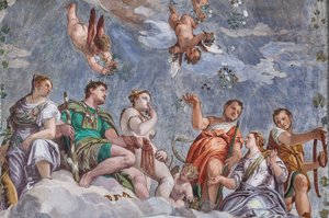 Der Hof der Liebe, Raum der ehelichen Liebe von Veronese