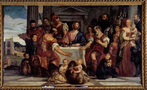 Die Pilger von Emmaus von Veronese